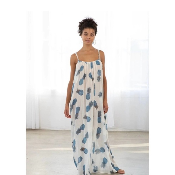 lovestitch Other - Lovestitch Blue and White Pineapple Swim Coverups.  beach dress